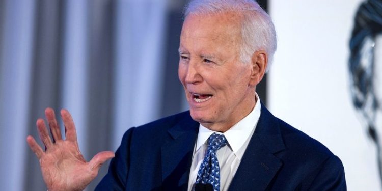 Biden claims nation facing ‘dark days’ as he accepts lifetime achievement award